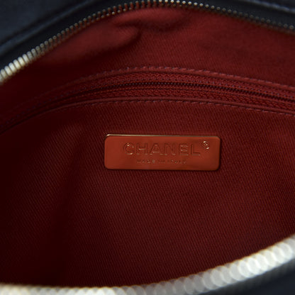 Chanel Lambskin Quilted Bowling Bag Black 7 of 10