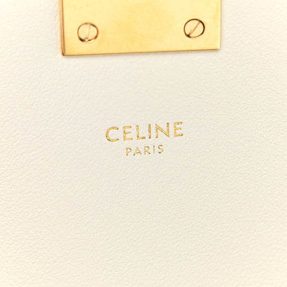 Celine Calfskin Quilted Medium C Bag White 6 of 9