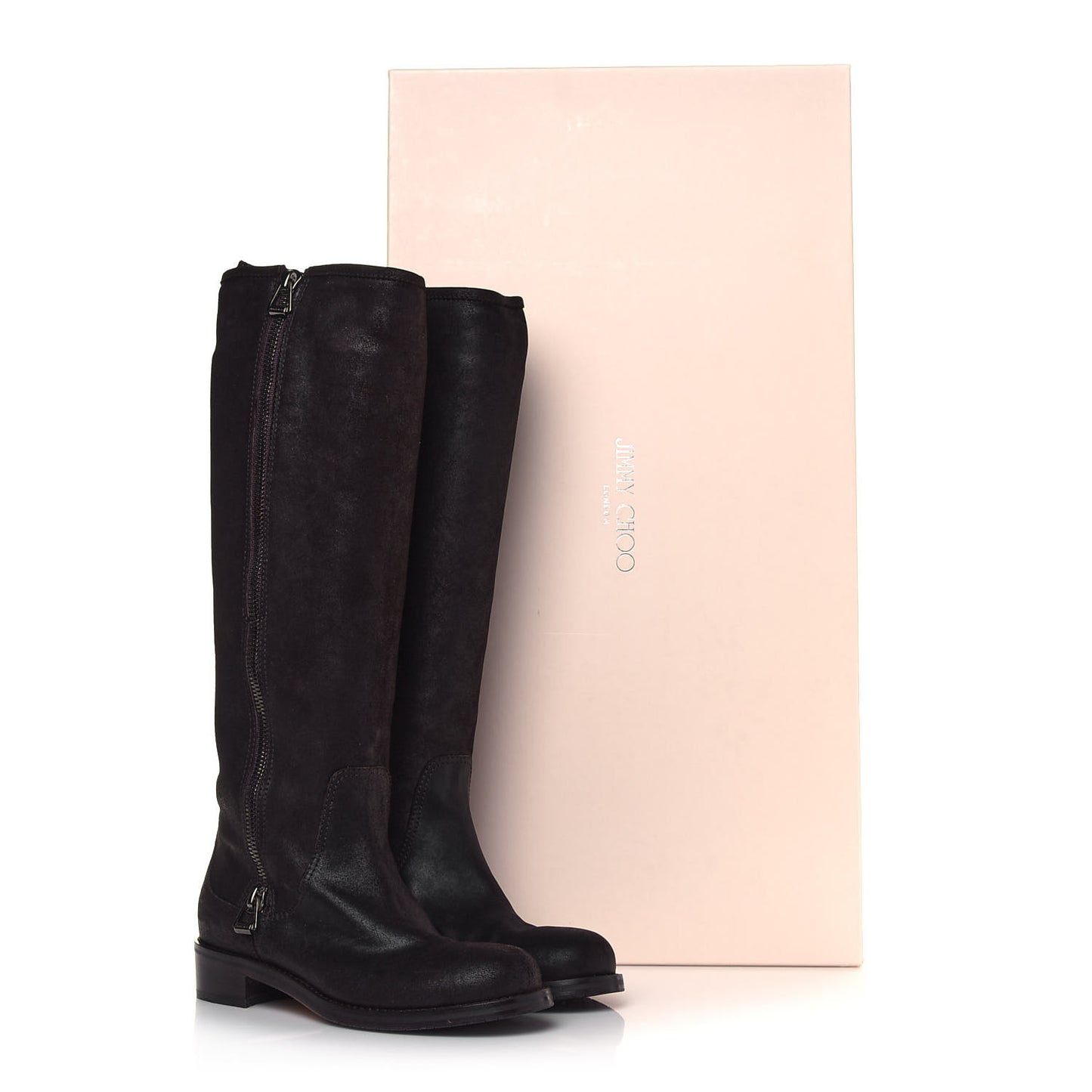 Suede Doreen Tall Boots 37 Brown