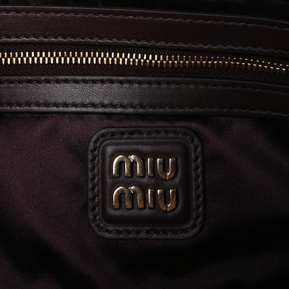 Miu Miu Calfskin Arcadie Top Handle Bag Radica 10 of 16