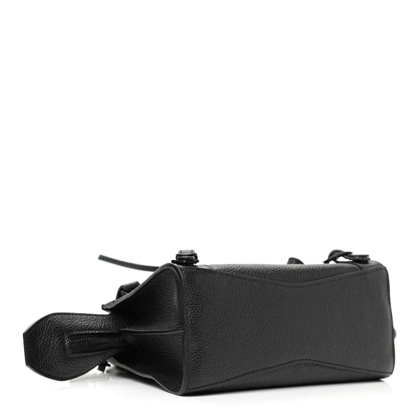 Grained Calfskin Neo Classic Black Hardware Mini City Black