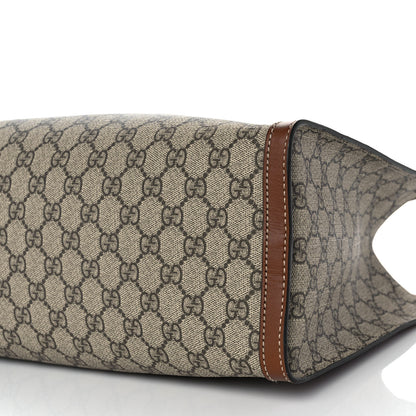 Gucci GG Supreme Monogram Medium Padlock Tote Beige Cuir 9 of 9