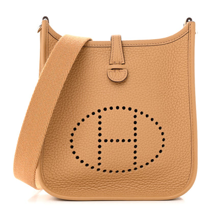 Hermes Taurillon Clemence Evelyne TPM Biscuit 1 of 11