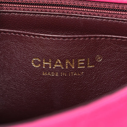Chanel Jersey Quilted Mini Chic With Me Flap Pink 5 of 14