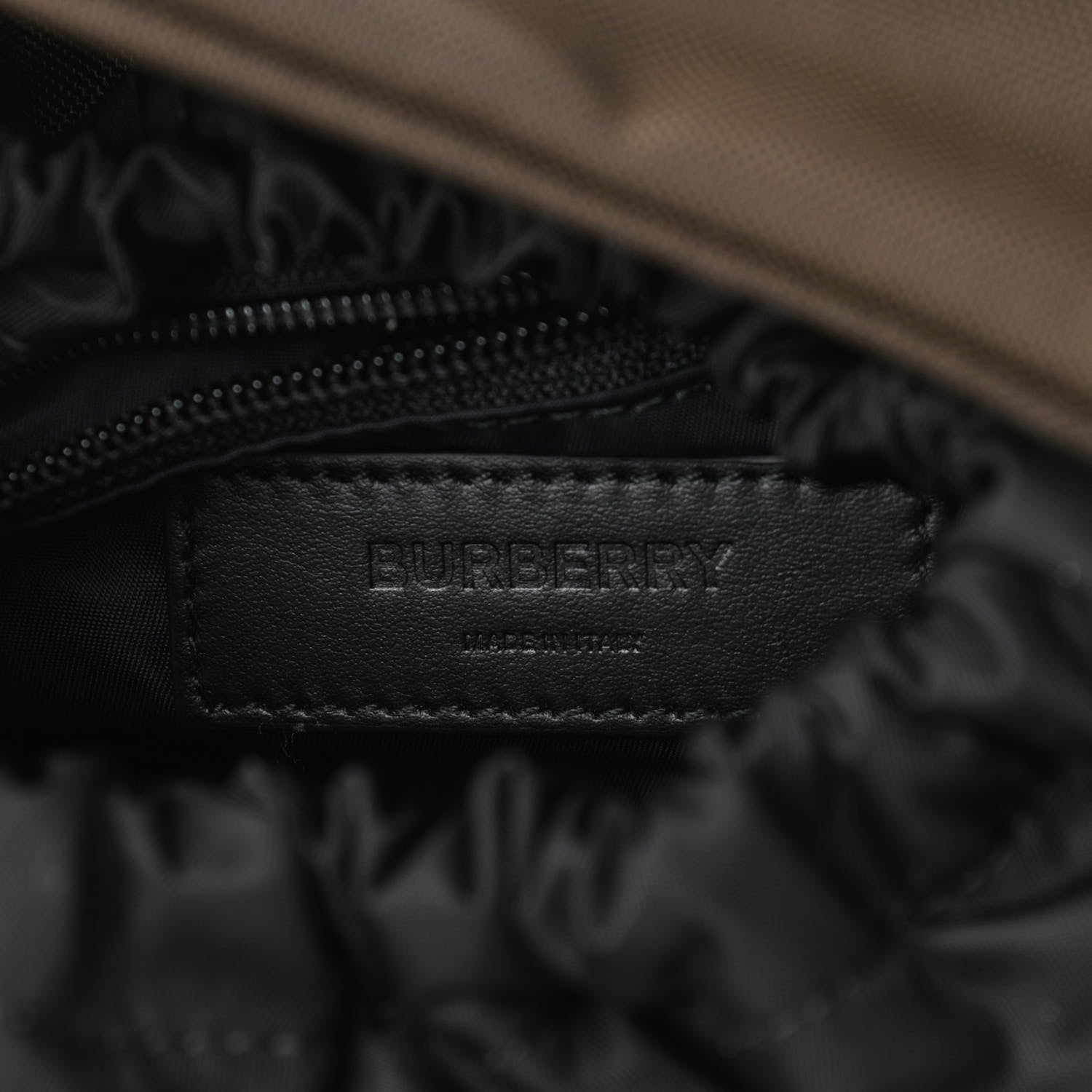 Burberry Nylon Medium Leo Sling Bag Black Yellow Grey 6 of 9