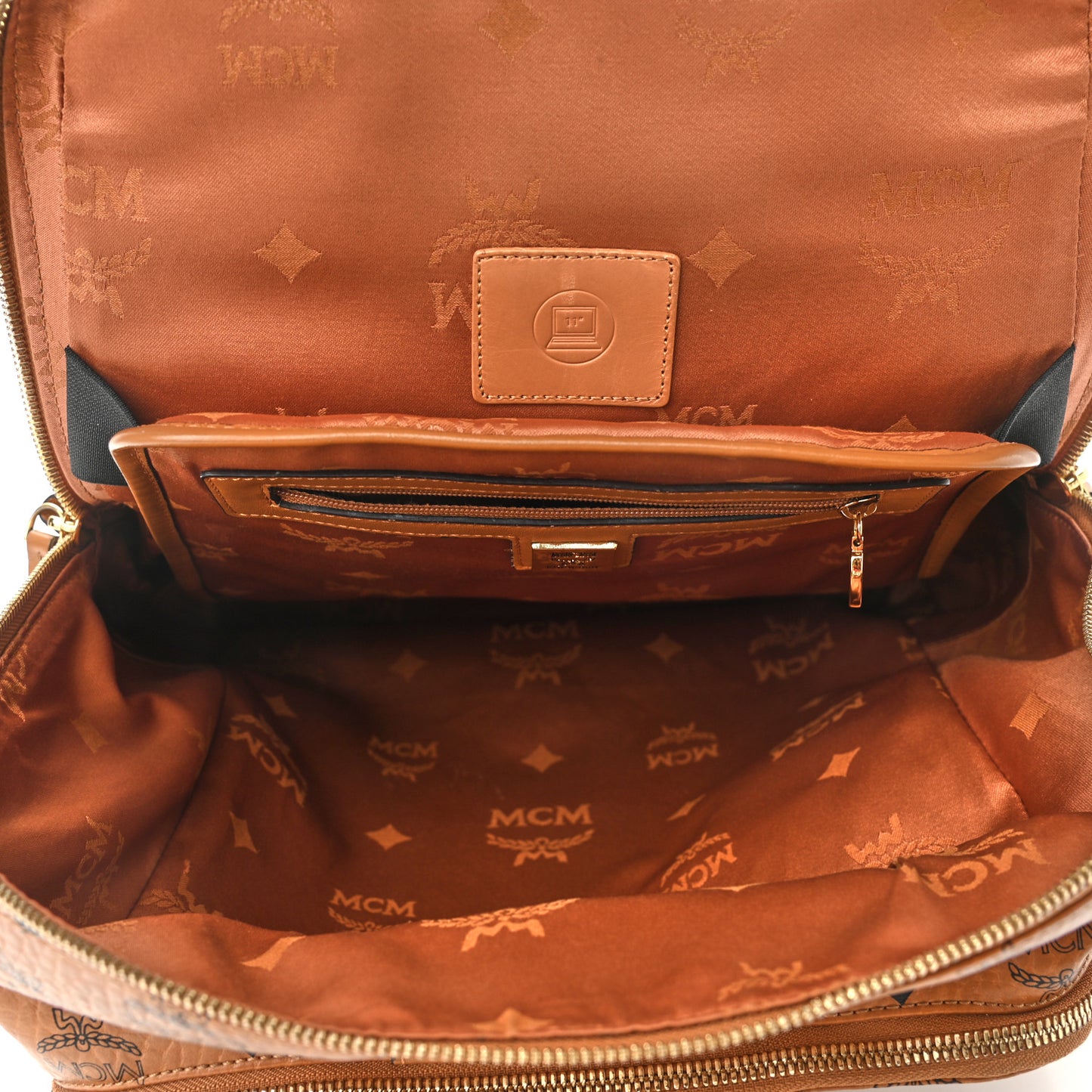 Visetos Medium Duke Backpack Cognac