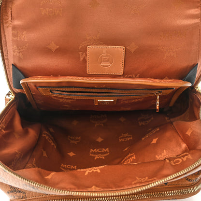 MCM Visetos Medium Duke Backpack Cognac 5 of 11