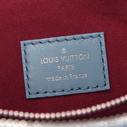 Louis Vuitton Lambskin Embossed Monogram Coussin PM Blue Glacier 6 of 8