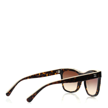 Chanel Acetate Logo Shield Sunglasses 5418  Tortoise 3 of 7