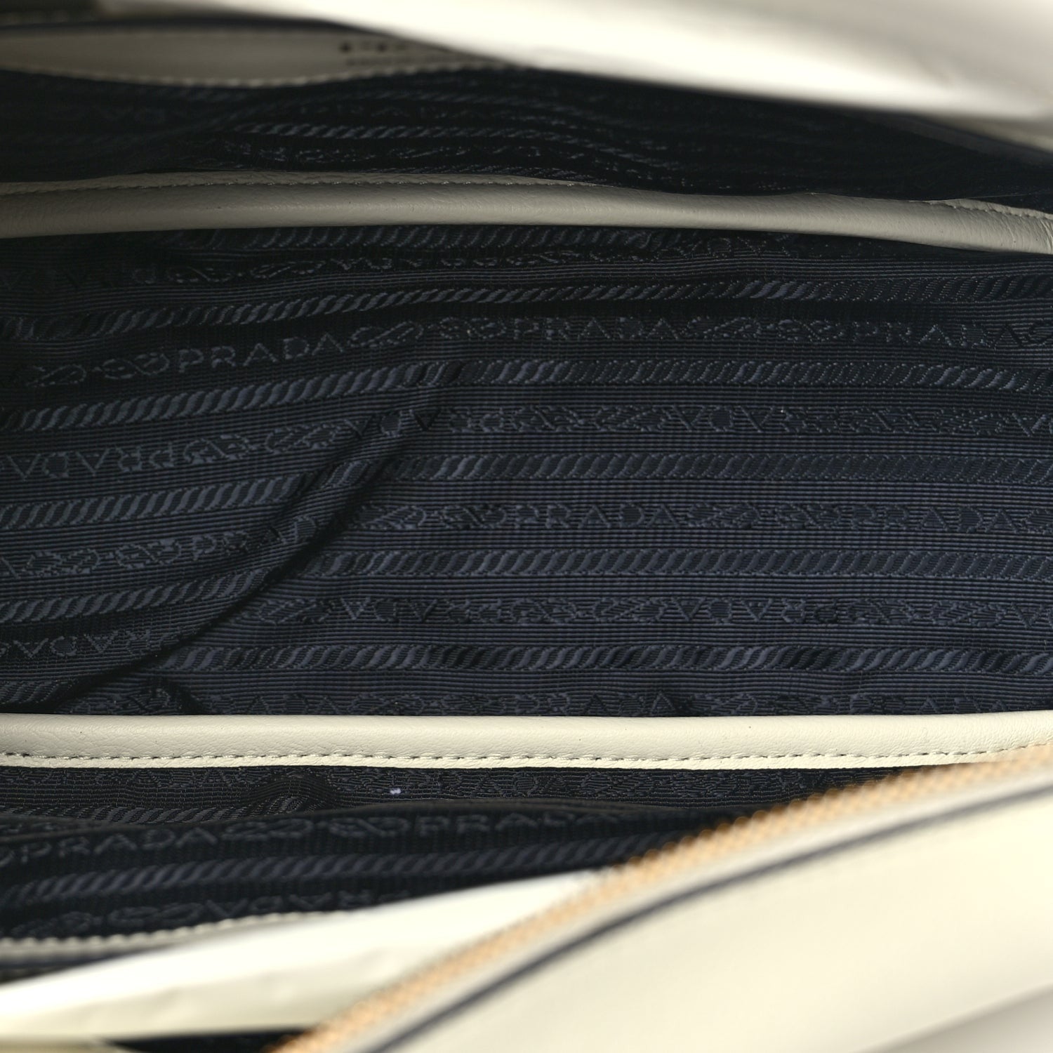 Prada Soft Calfskin Medium Darling Shoulder Bag White 4 of 8