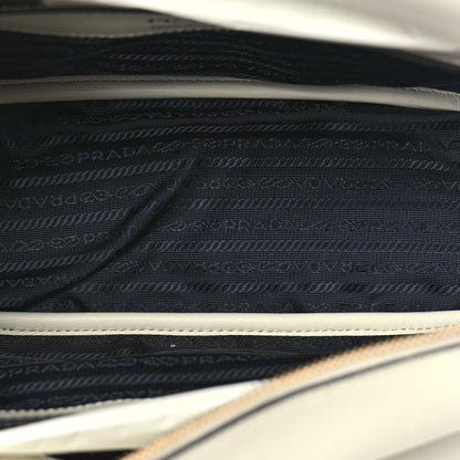 Prada Soft Calfskin Medium Darling Shoulder Bag White 4 of 8