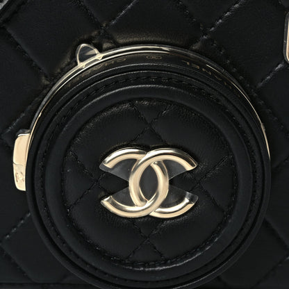 Chanel Lambskin Quilted Coco Click Bag Black 7 of 10