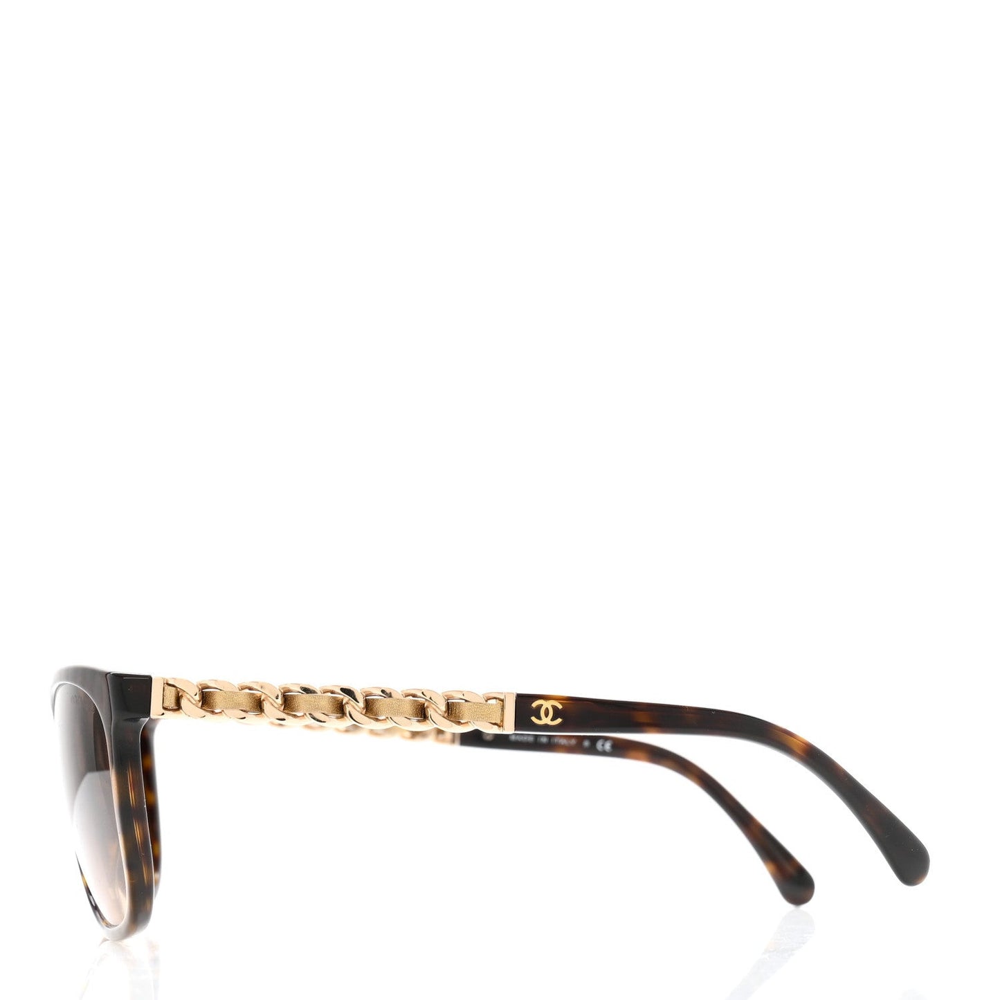 Acetate CC Chain Sunglasses 5260-Q Tortoise