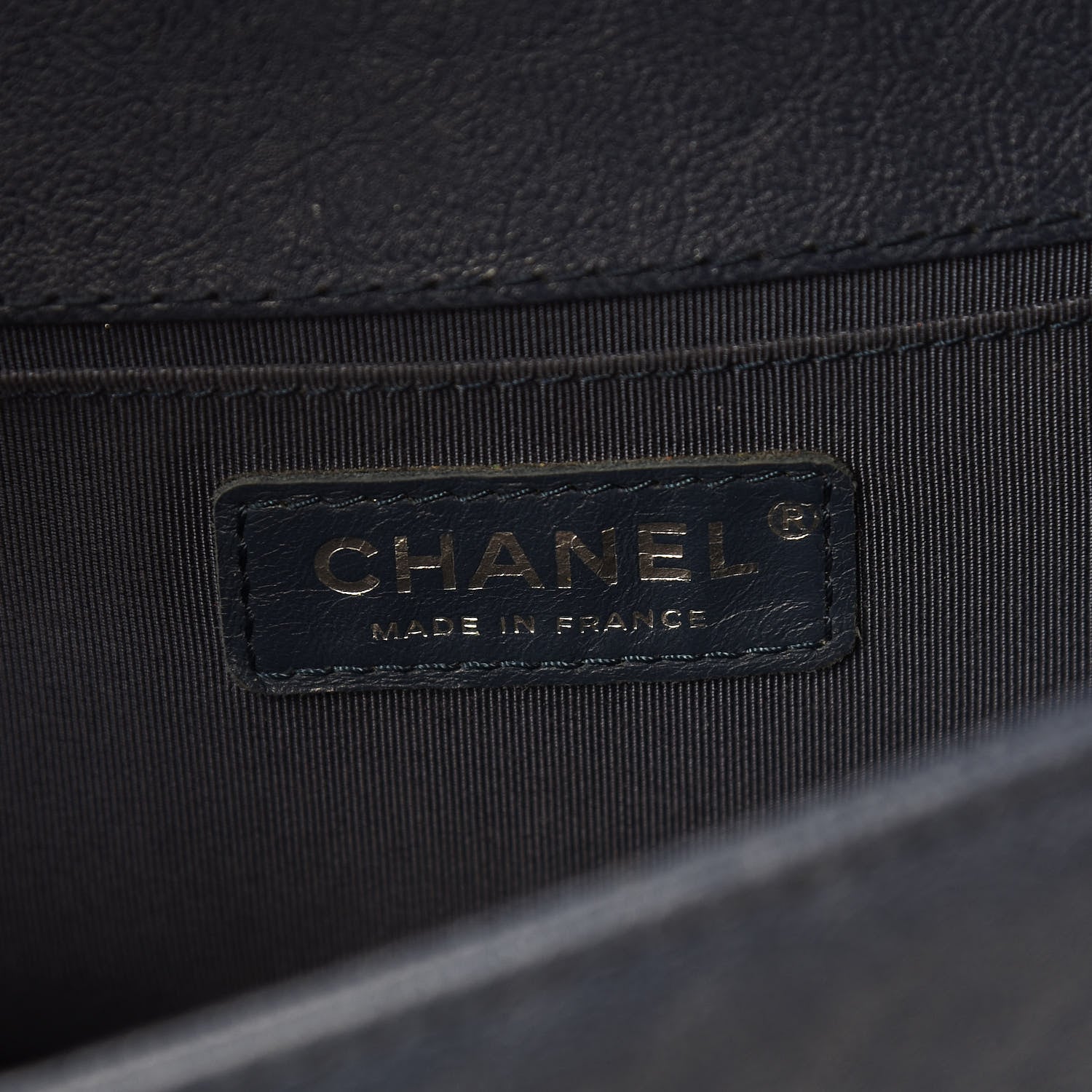 Chanel Calfskin Quilted Medium Top Handle Boy Flap Blue 5 of 12