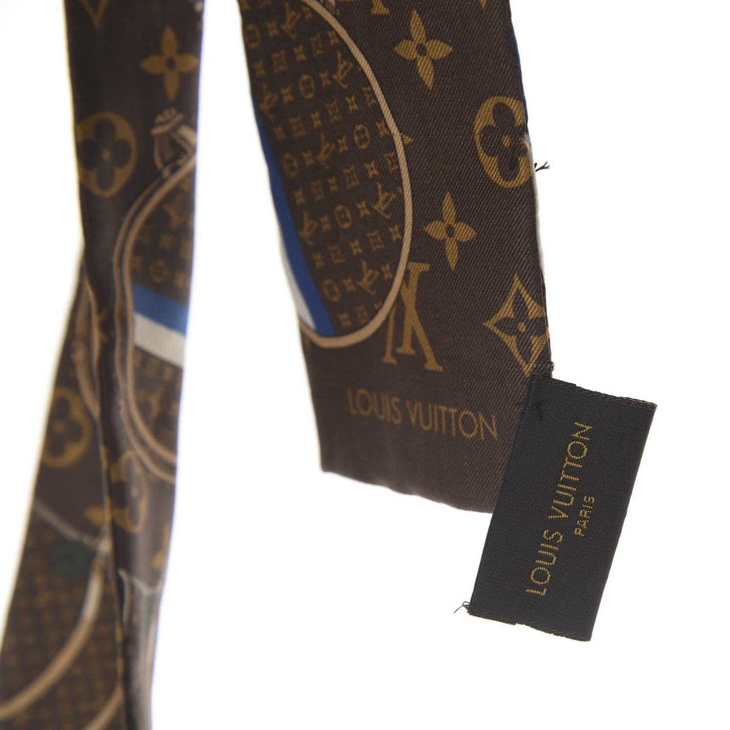 Silk Monogram Trunks Bandeau