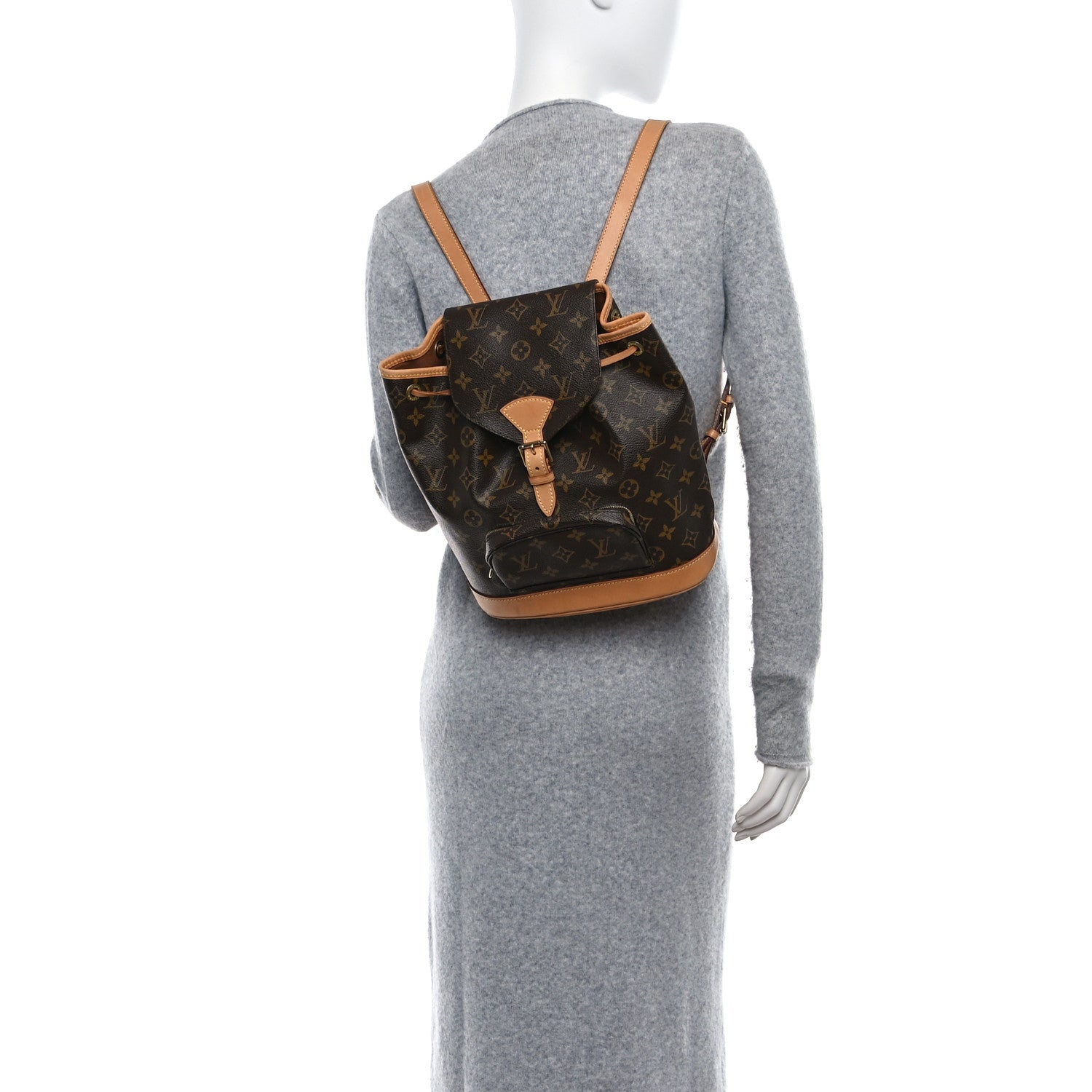 Louis Vuitton Monogram Montsouris MM Backpack 2 of 11