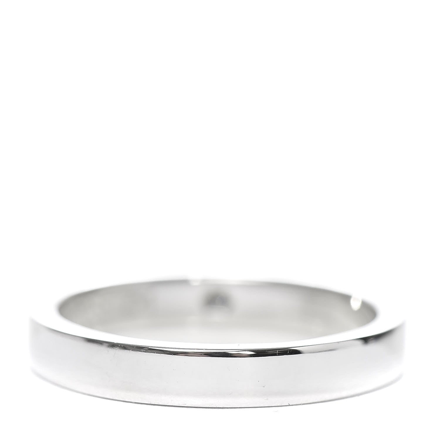 Cartier Platinum Diamond 3mm C De Wedding Band Ring 49 5 3 of 6