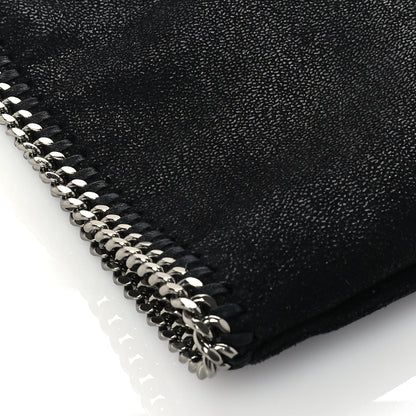 Stella McCartney Shaggy Deer Falabella Fold Over Clutch Black 7 of 8