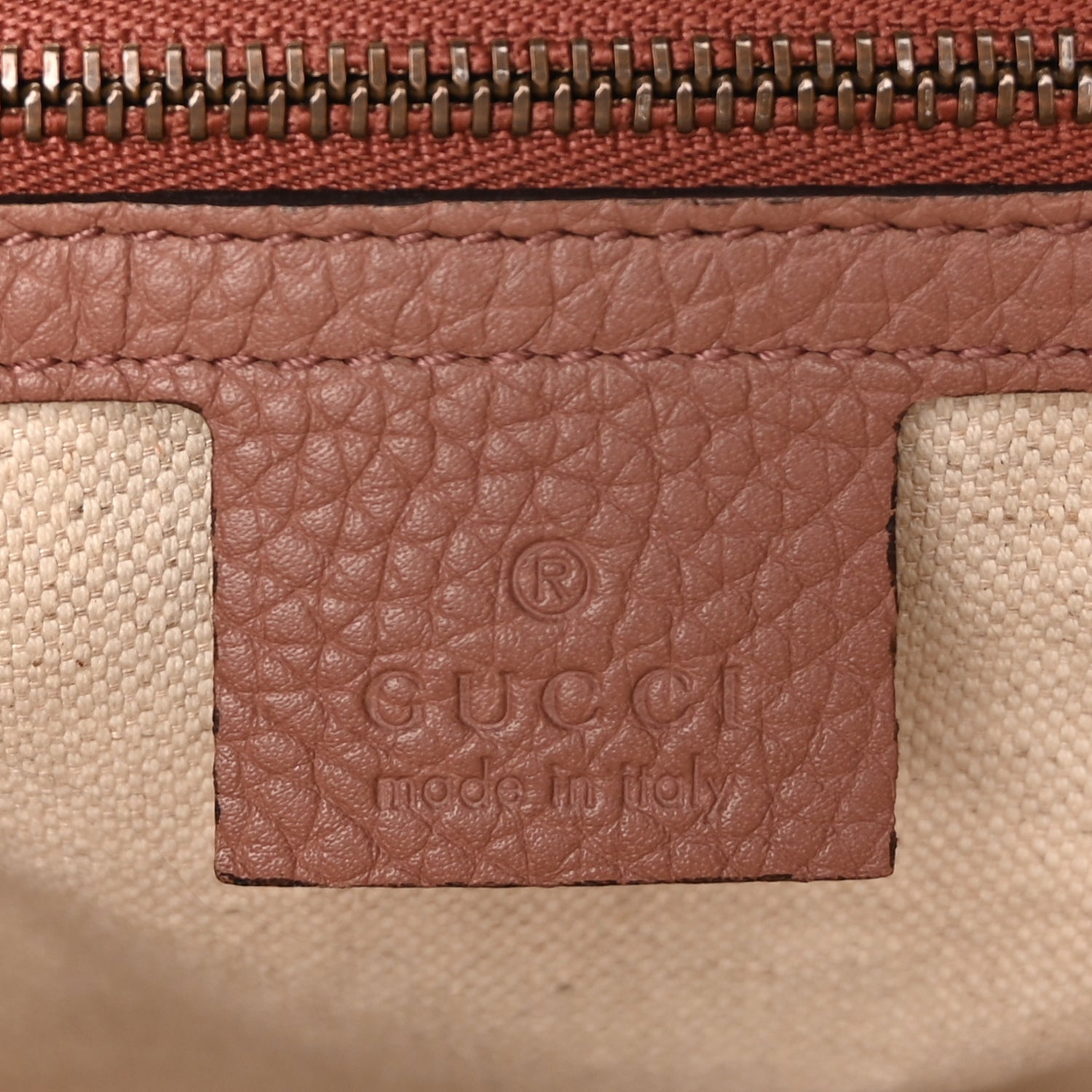 Gucci Calfskin Small GG Marmont Top Handle Bag Rosy Phard 5 of 8