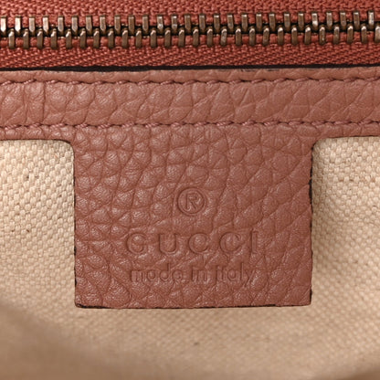 Gucci Calfskin Small GG Marmont Top Handle Bag Rosy Phard 5 of 8