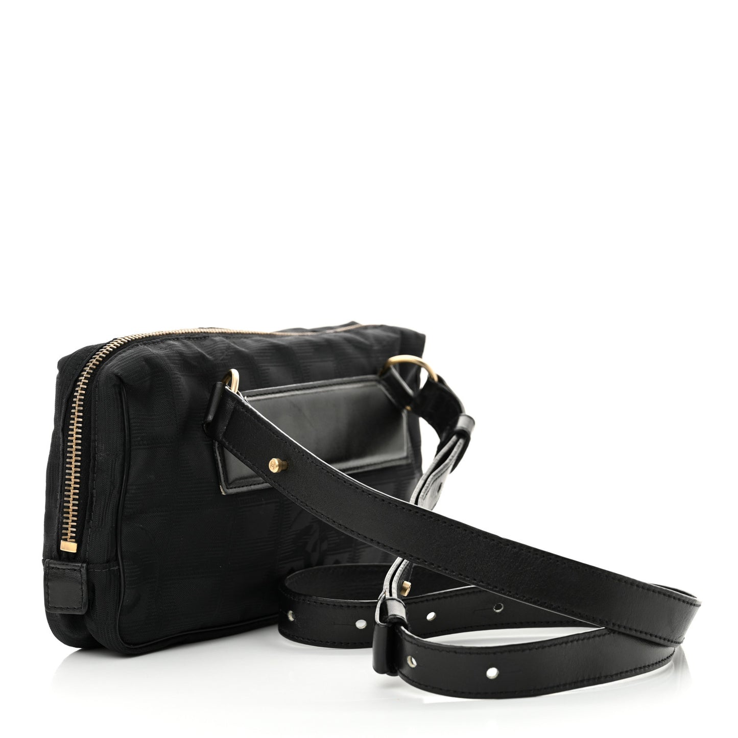Nylon Sport Waist Bag Black