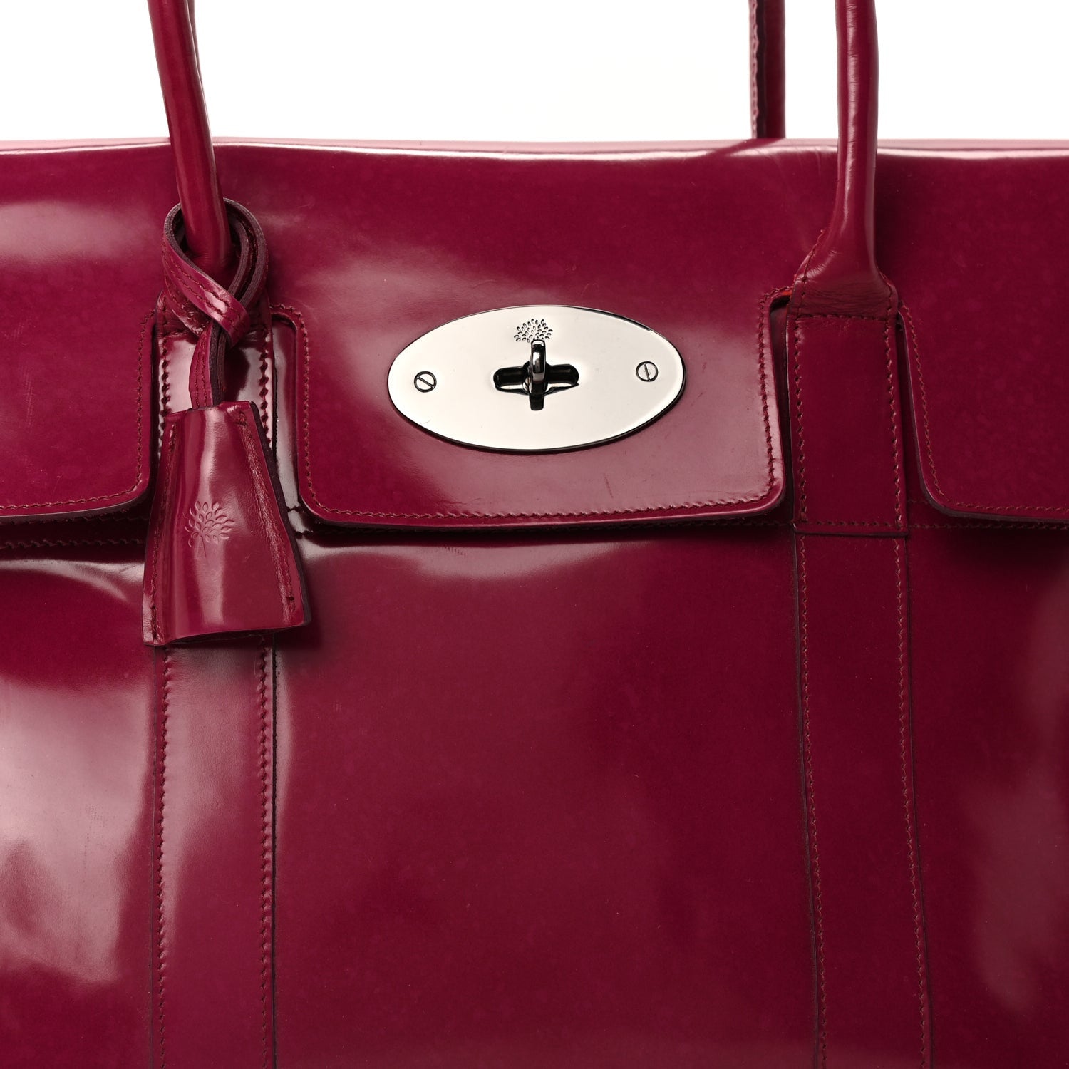 Mulberry Patent Bayswater  Purple 5 of 8