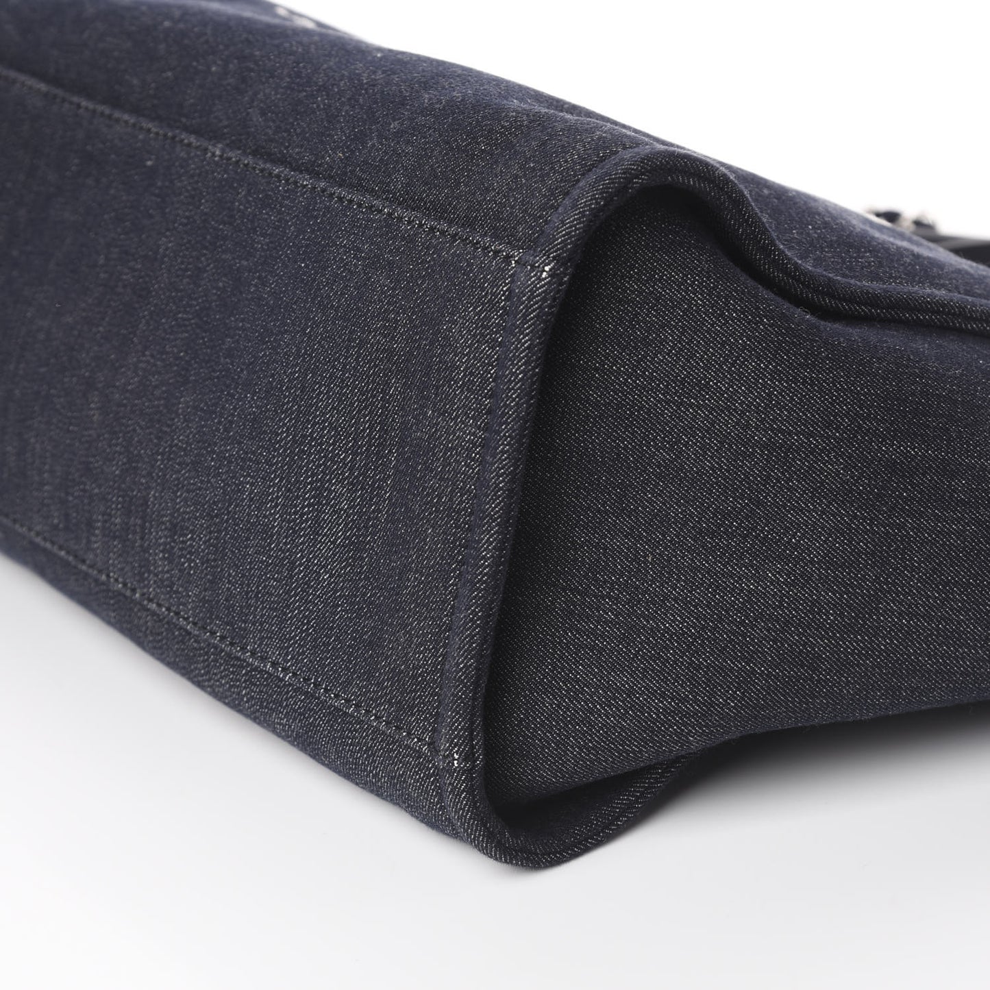 Denim Medium Deauville Tote Dark Blue