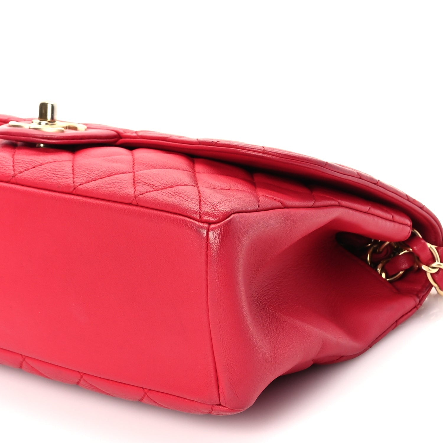 Chanel Lambskin Quilted Medium Mademoiselle Chic Flap Pink 9 of 9