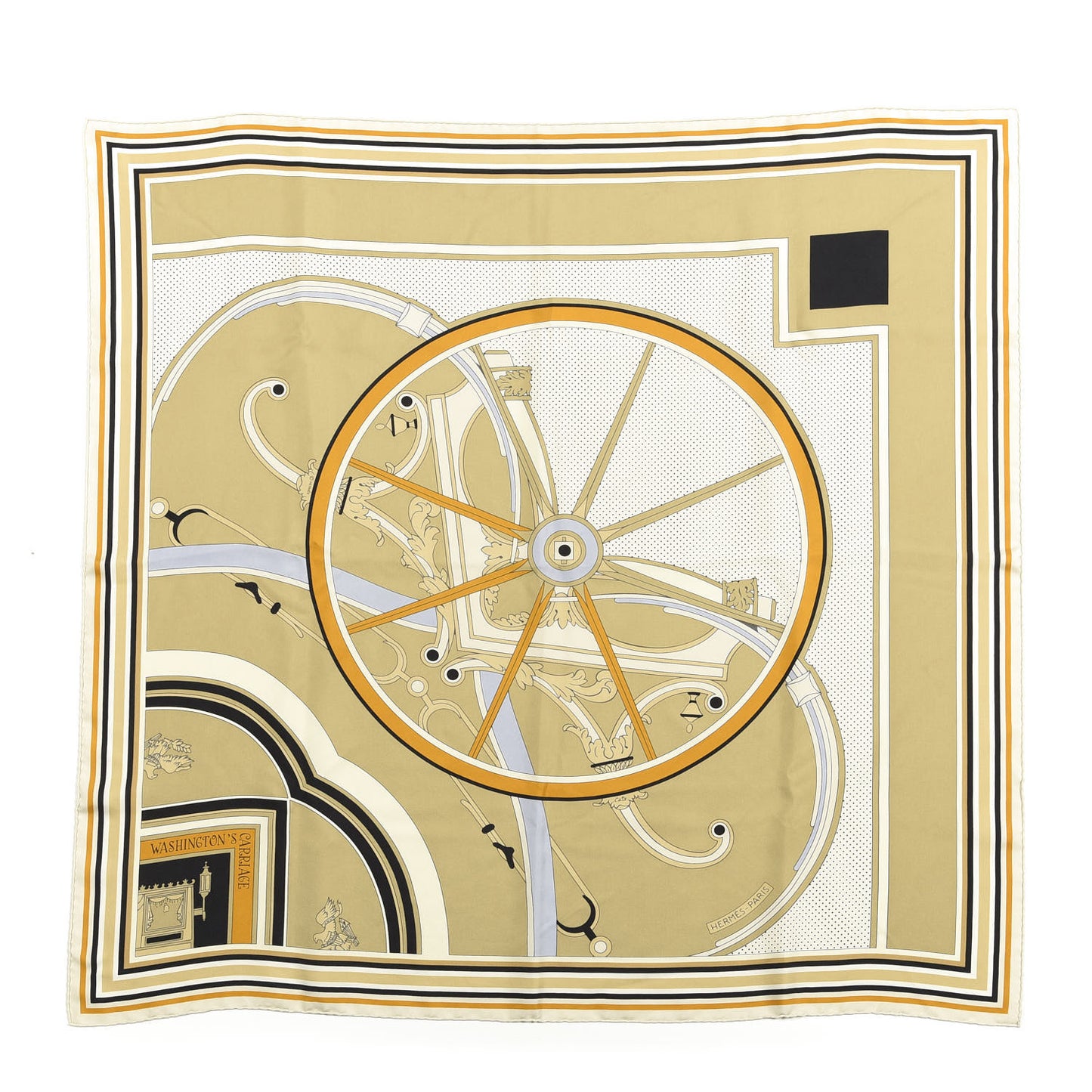 Silk Washingtons Carriage Scarf 60