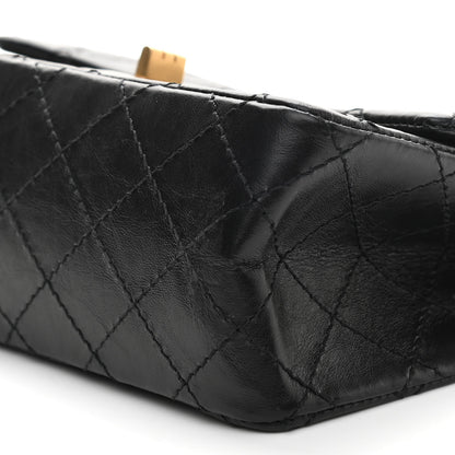 Chanel Aged Calfskin Quilted 2.55 Reissue Mini Flap Black 9 of 9