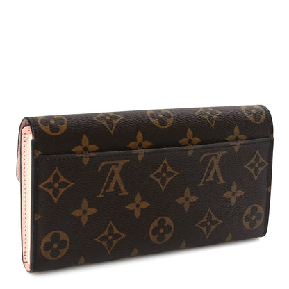 Louis Vuitton Monogram Sarah Wallet NM Rose Ballerine 3 of 7
