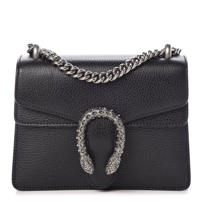 Gucci Calfskin Mini Dionysus Shoulder Bag Black 1 of 9
