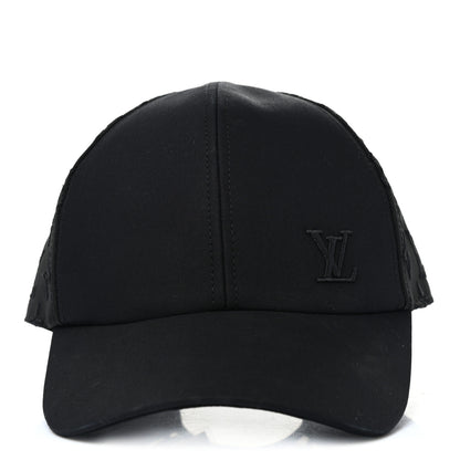 Louis Vuitton Monogram Mesh Cotton Cap M Black 3 of 10
