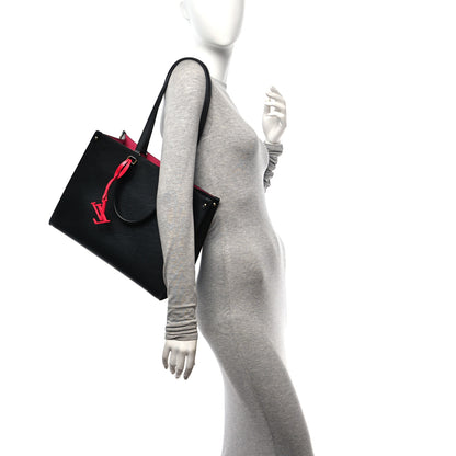 Louis Vuitton Epi Onthego MM Black 2 of 10