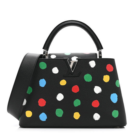 Louis Vuitton LV YK Taurillon Capucines MM Black 1 of 1