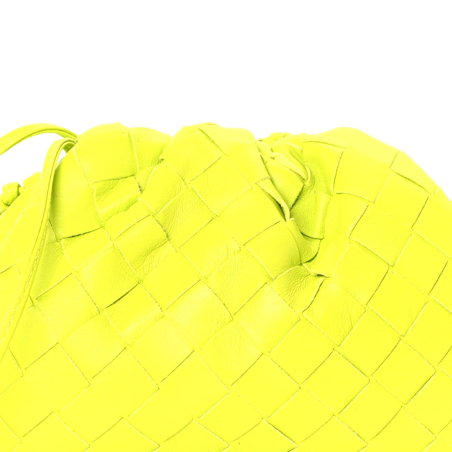 Nappa Intrecciato The Mini Pouch  Kiwi