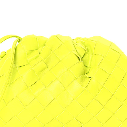 Bottega Veneta Nappa Intrecciato The Mini Pouch  Kiwi 6 of 8