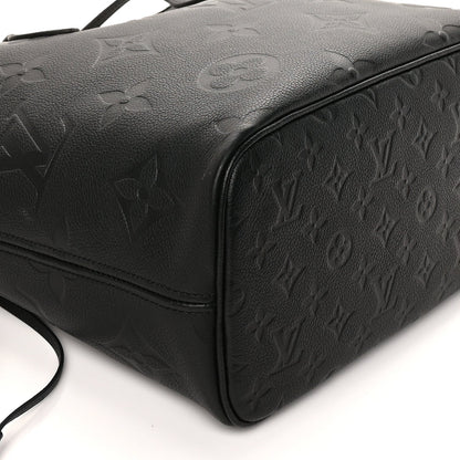 Louis Vuitton Empreinte Monogram Giant Neverfull MM Black 8 of 9
