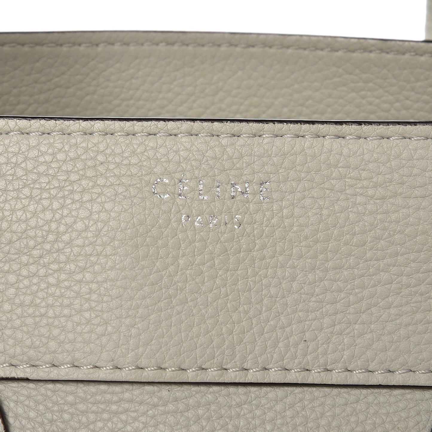 Drummed Calfskin Mini Luggage Lune