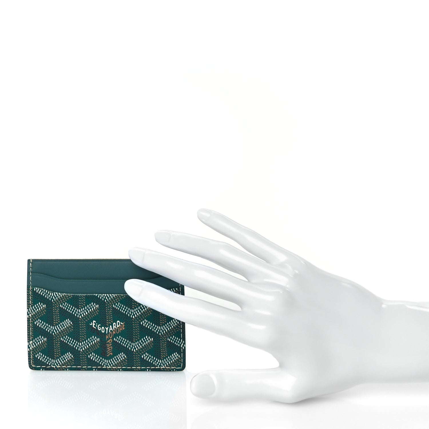 Goyard ine Saint Sulpice Card Holder Green 2 of 6
