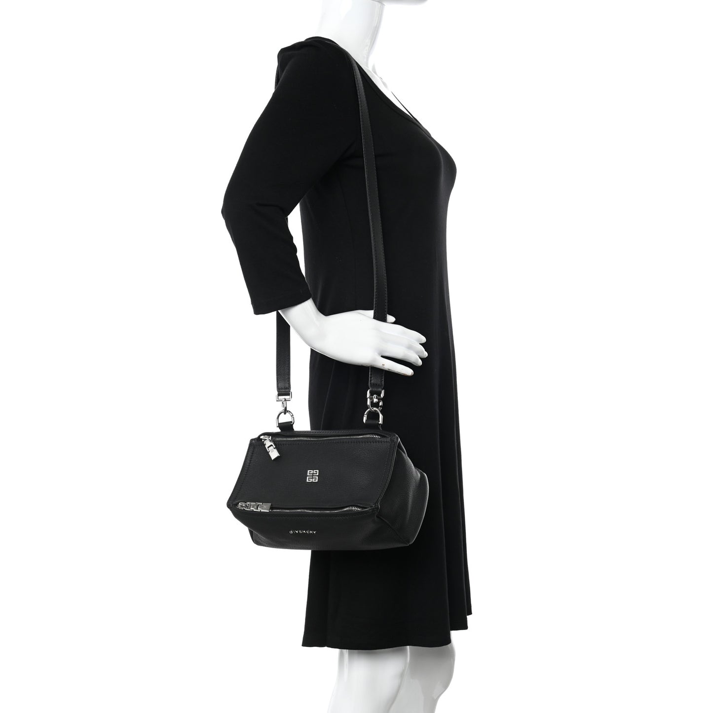 Sugar Goatskin Mini Pandora Black