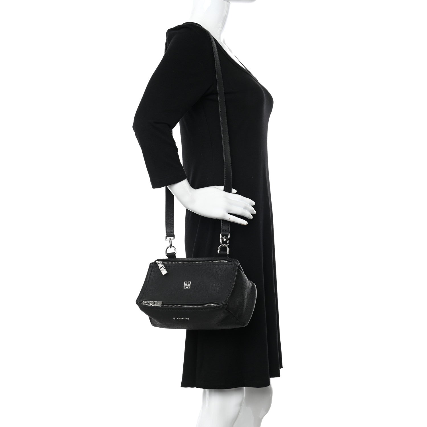 Givenchy Sugar Goatskin Mini Pandora Black 2 of 10