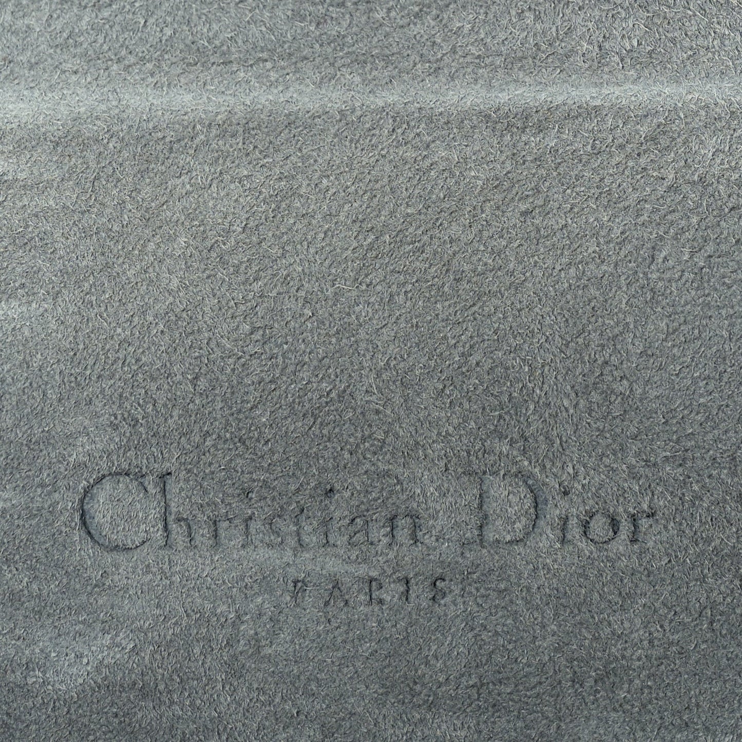 Ultra Matte Calfskin Saddle Belt Clutch  Grey Stone