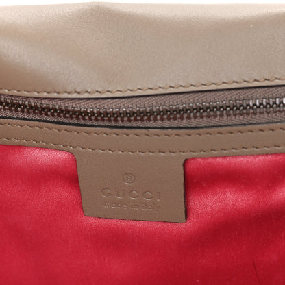 Gucci Velvet Matelasse Medium GG Marmont Shoulder Bag  Taupe 5 of 7