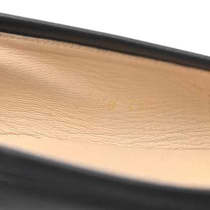 Chanel Lambskin CC Loafers 39.5 Navy 8 of 11