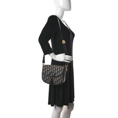 Christian Dior Oblique Medium Bobby Flap Blue 2 of 11