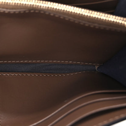 Fendi Vitello Soft F is  Bi-Color FF 1974 Embossed Continental Envelope Wallet On Chain Maya Black 4 of 9