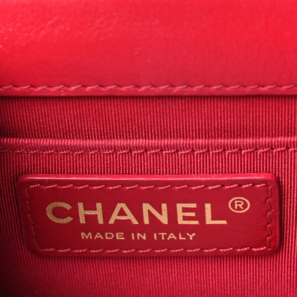 Chanel Calfskin Quilted Everyday Chic Single Flap Red 6 of 9