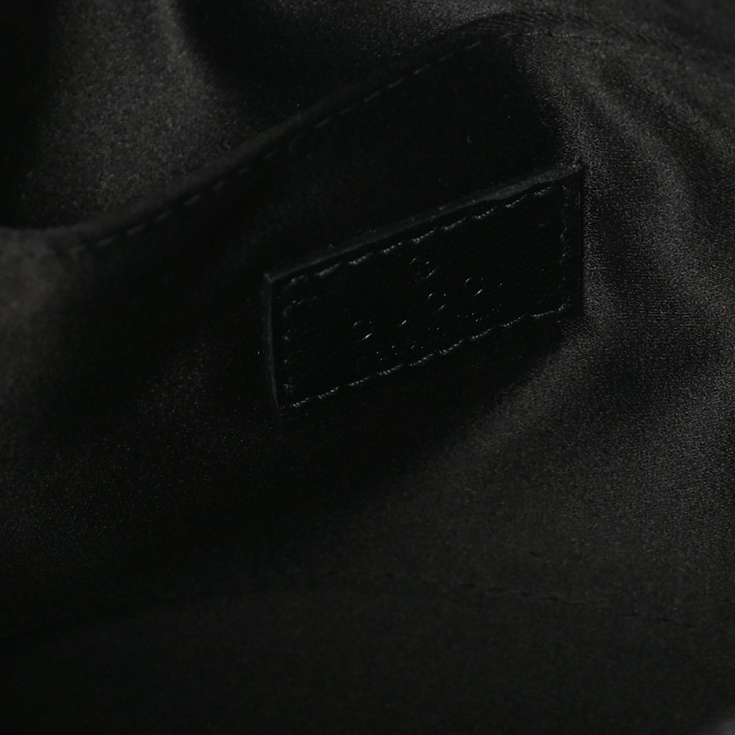 Jacquard Black Denim GG Monogram Horsebit Slim Small Shoulder Bag Black Grey
