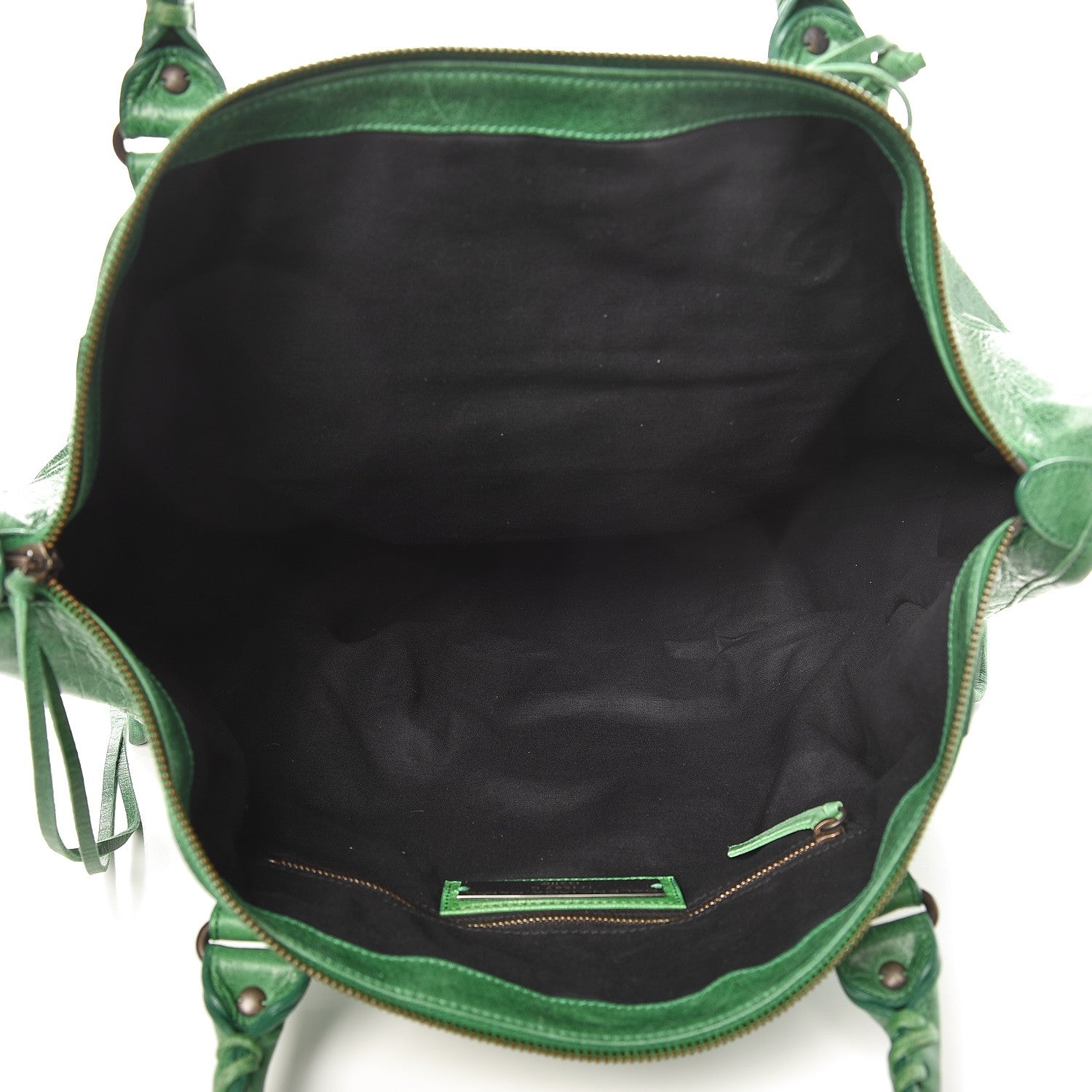 Balenciaga Agneau Classic Hardware Work Vert Trefle 5 of 12